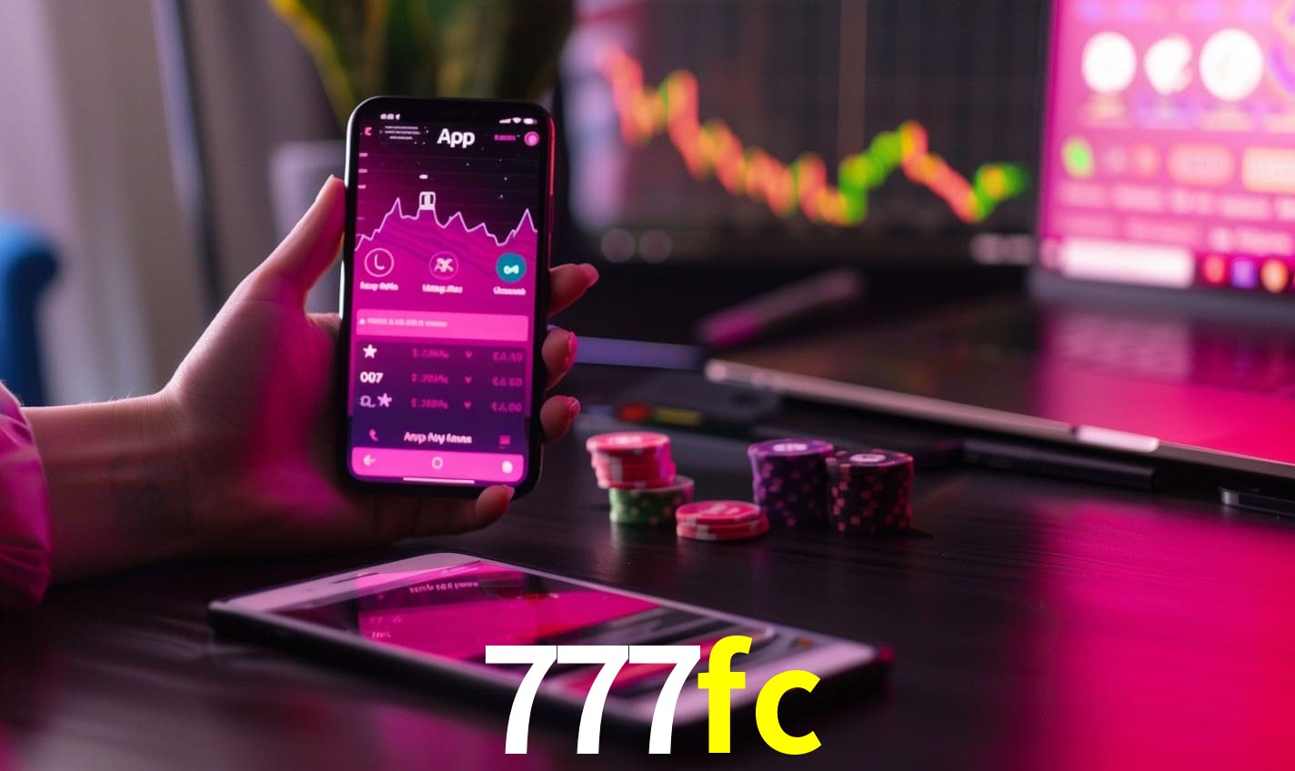 Comparação APP mobile vs versão web da 777fc